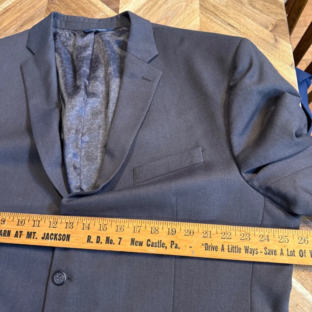 Ralph Ralph Lauren Suit Jacket‎ Blazer Vintage Wool Made in Canada Size 50R